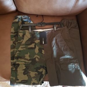 NWT Fashion Nova Split Personality Cargo Pants